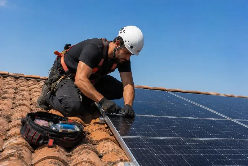 Maintenance et monitoring de panneaux solaires à Ars-sur-Formans